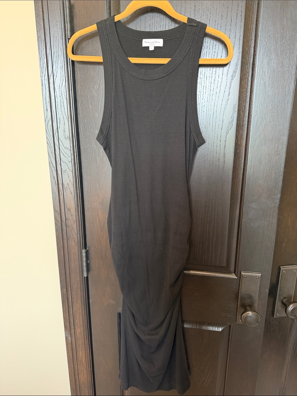 Michael Stars Black Sleeveless Maxi Tank Dress
